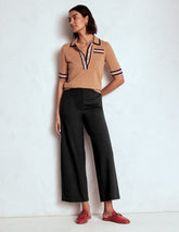 Belgravia Ponte Crop Pants - BLACK