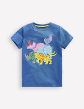 Short Sleeve Riso T-shirt - Delft Extinct Animals