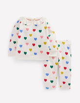 Sweatshirt Play Set - Multi hearts