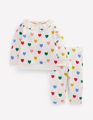 Sweatshirt Play Set - Multi hearts
