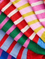 7 - Pack Trainer Socks - Multi Stripe