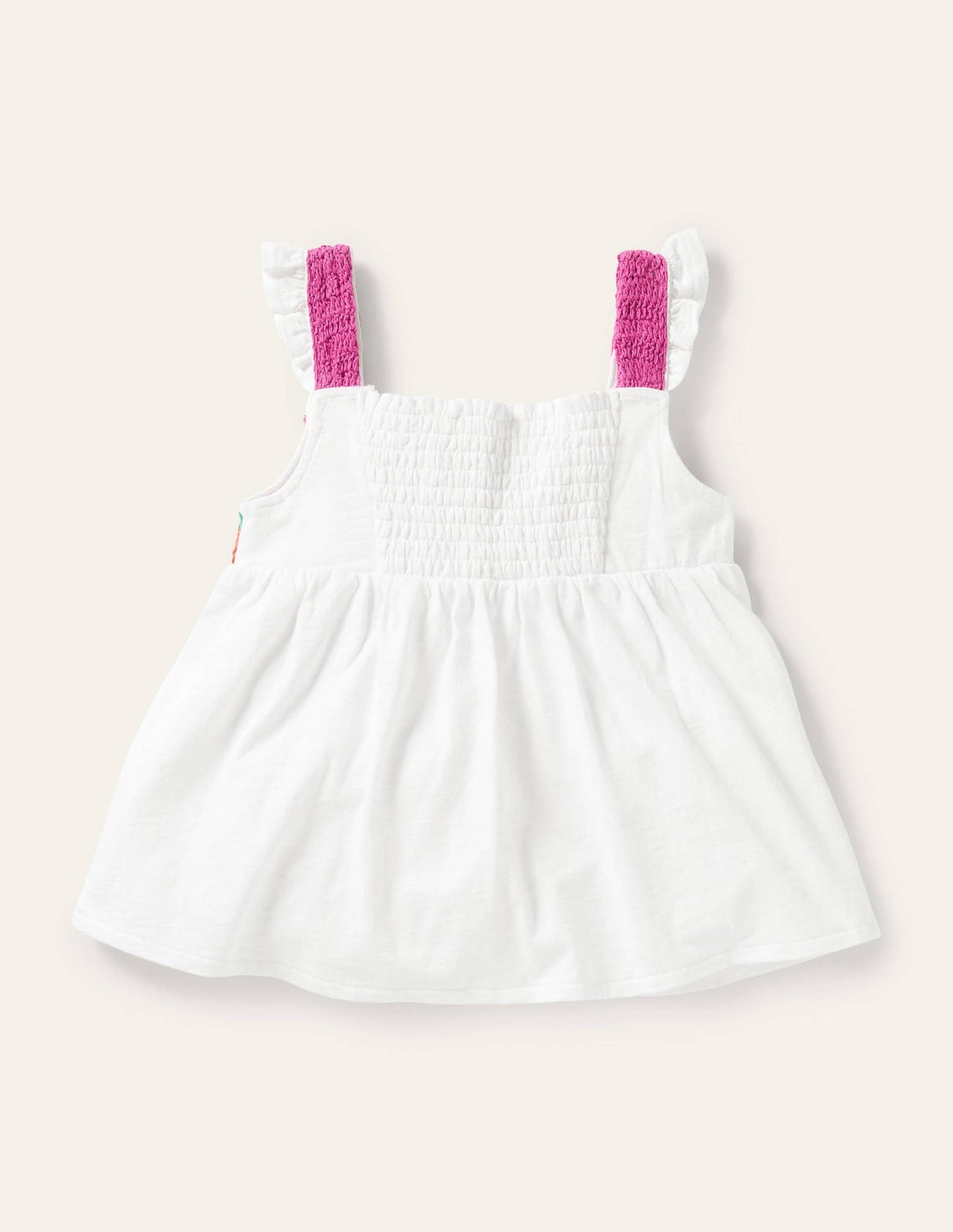Crochet Tank Top - White
