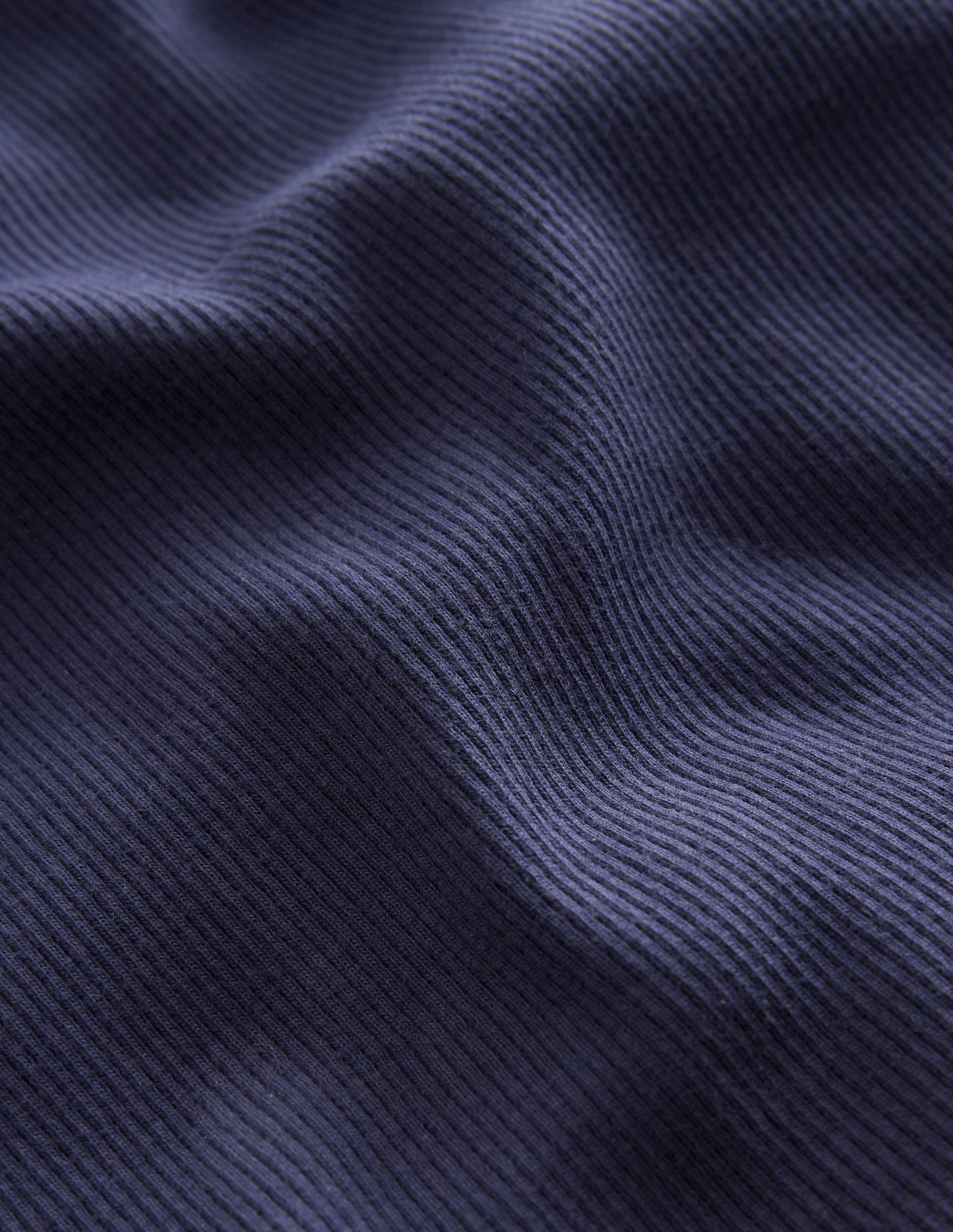 Ribbed Long Sleeve T-shirt - Starboard Blue
