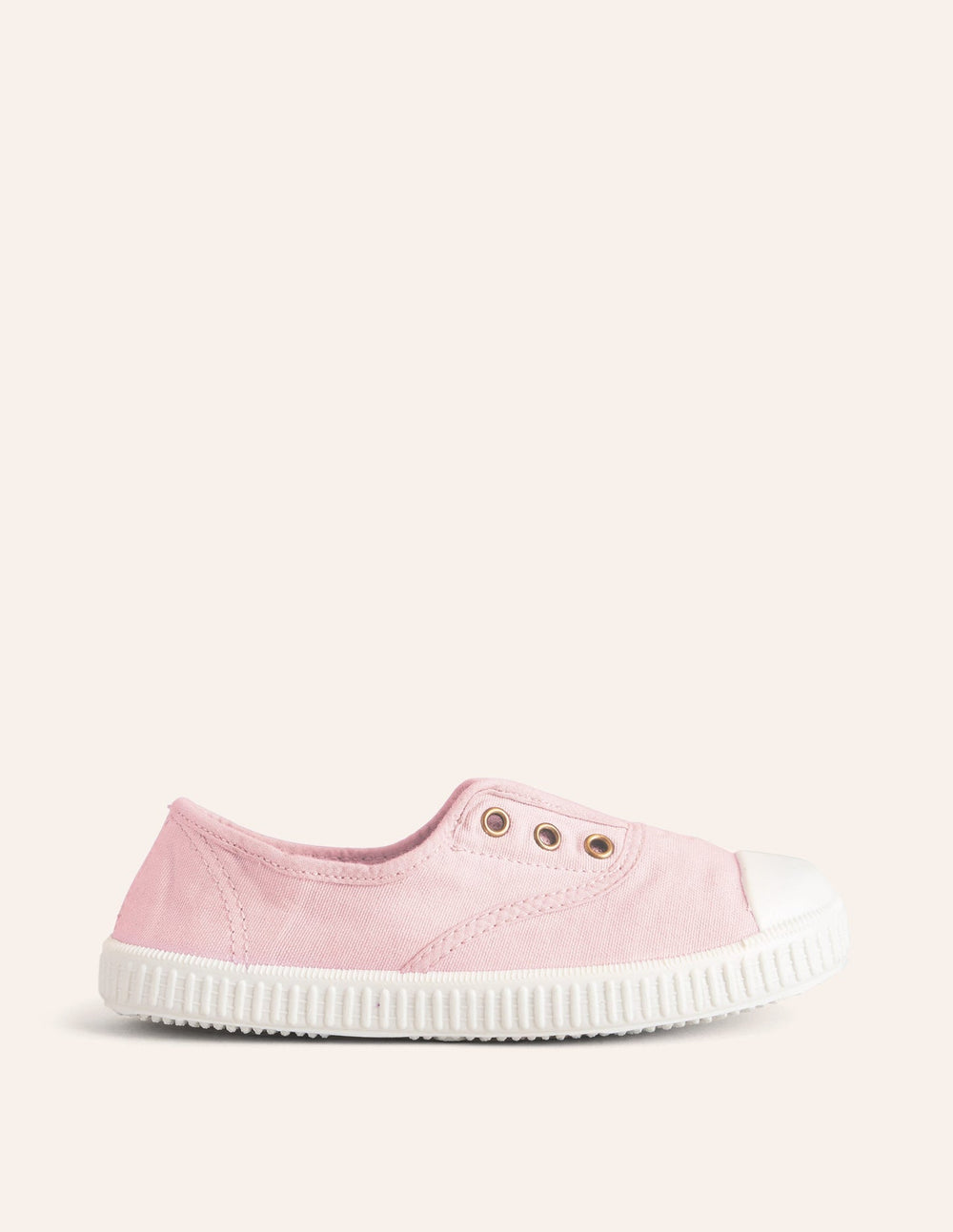 Laceless Canvas Pull - ons - Cameo Pink