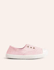 Laceless Canvas Pull - ons - Cameo Pink