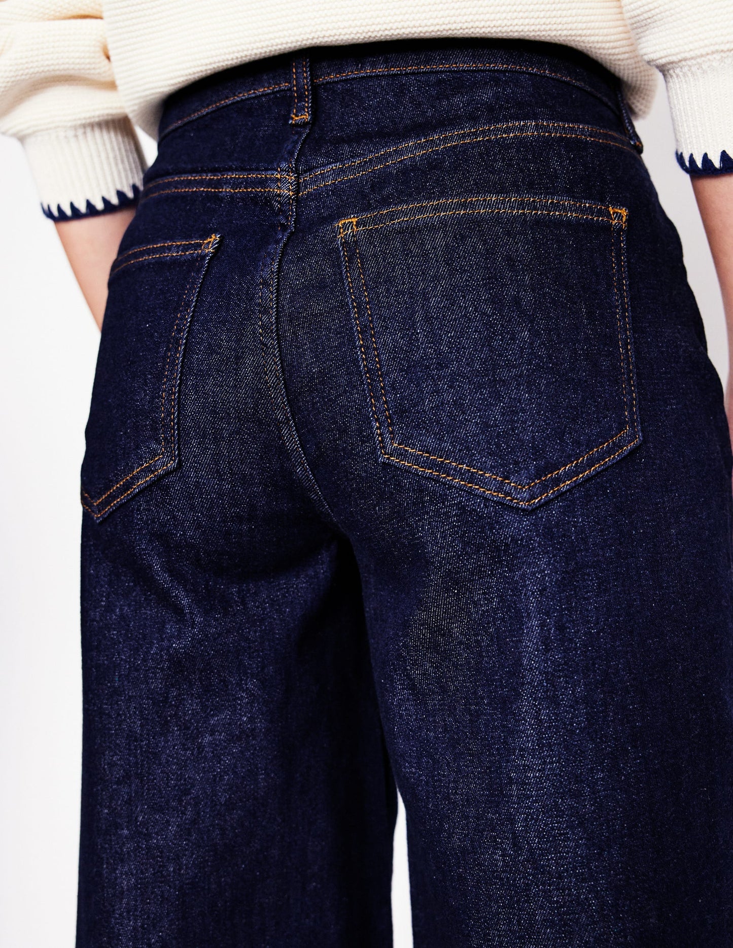 High Rise Wide Leg Jeans - Indigo Rinse