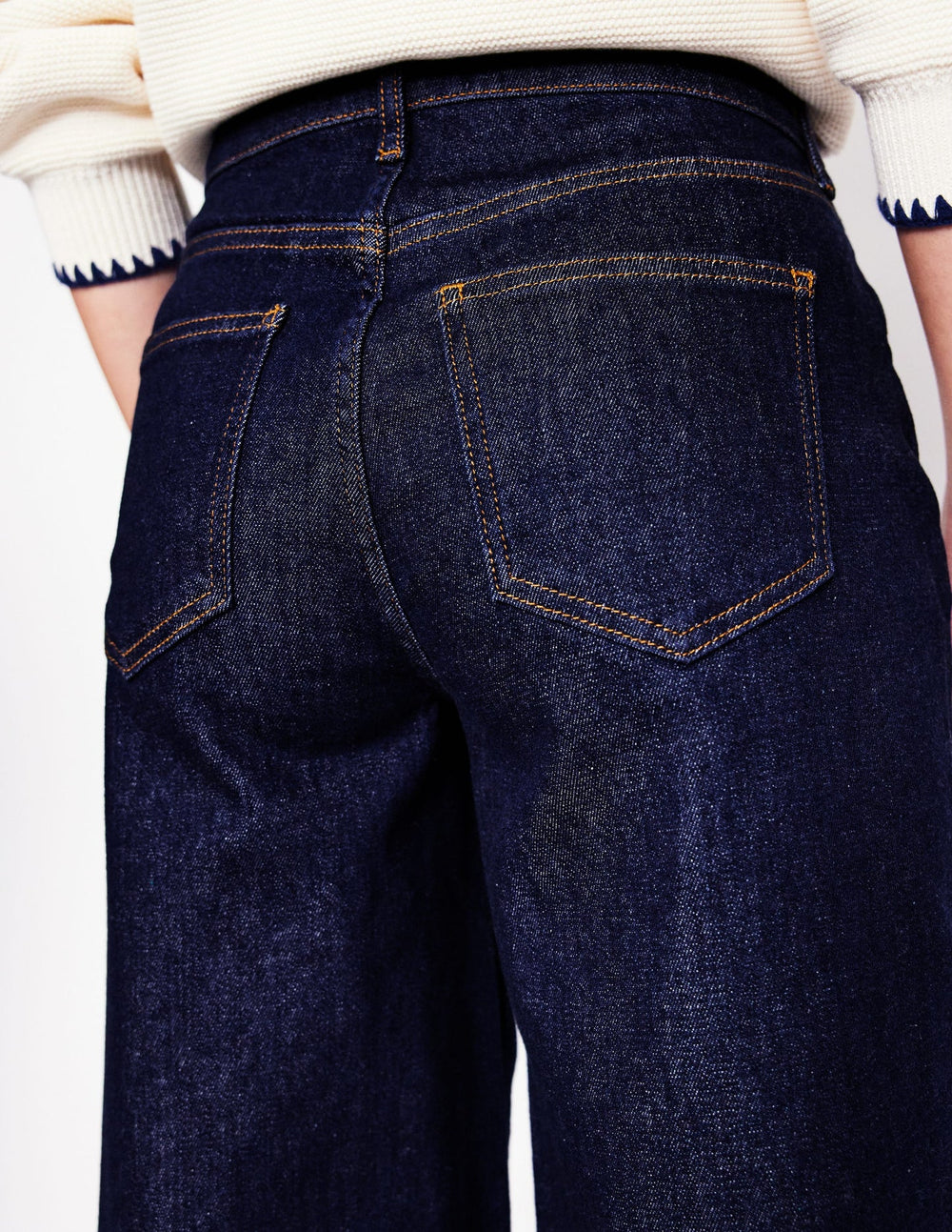 High Rise Wide Leg Jeans - Indigo Rinse