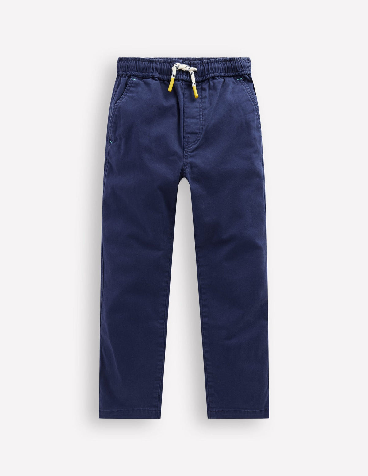 Slim Pull On Trousers - College Navy Twill