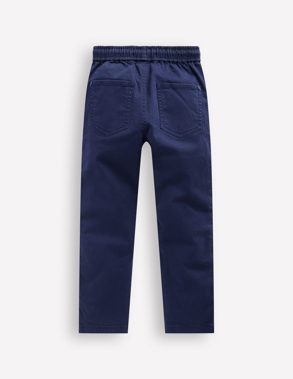 Slim Pull On Trousers - College Navy Twill
