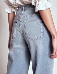 High Rise Wide Leg Jeans - Light Vintage
