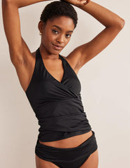 Levanzo Halter Tankini Top - Black