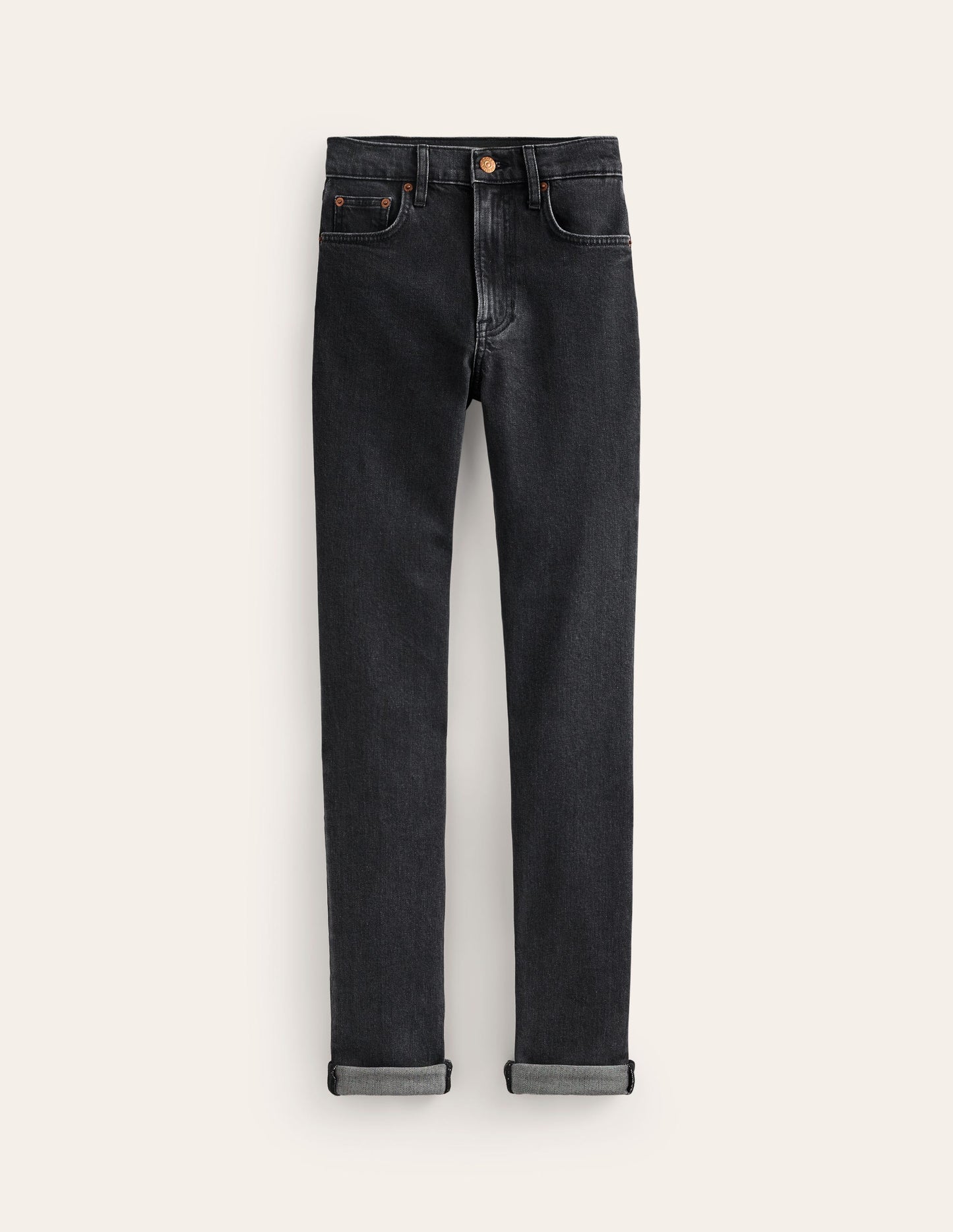 Girlfriend Jeans - Washed Black