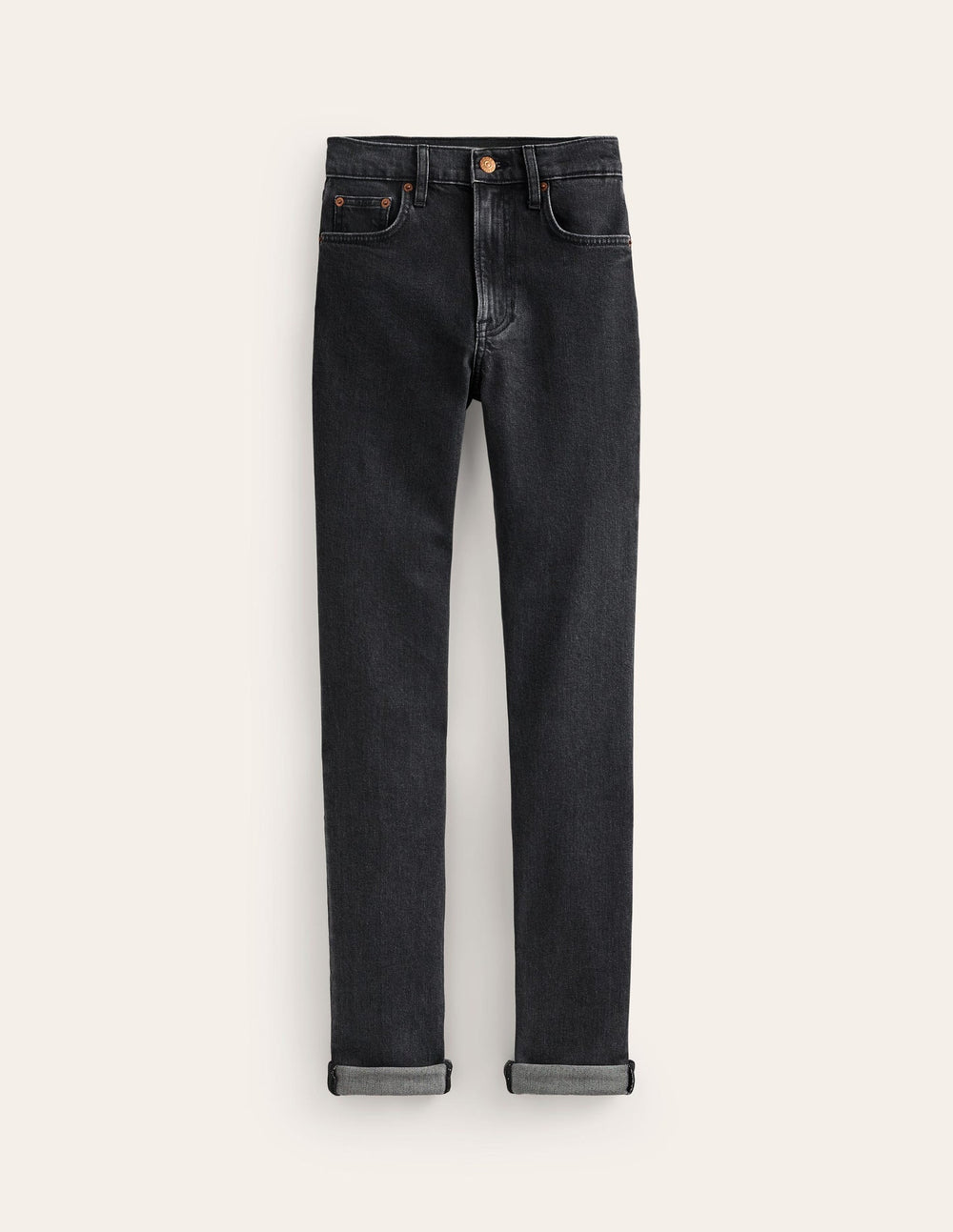 Girlfriend Jeans - Washed Black