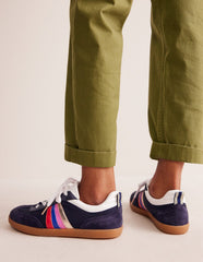 Erin Retro Tennis Trainers - Navy/Rainbow