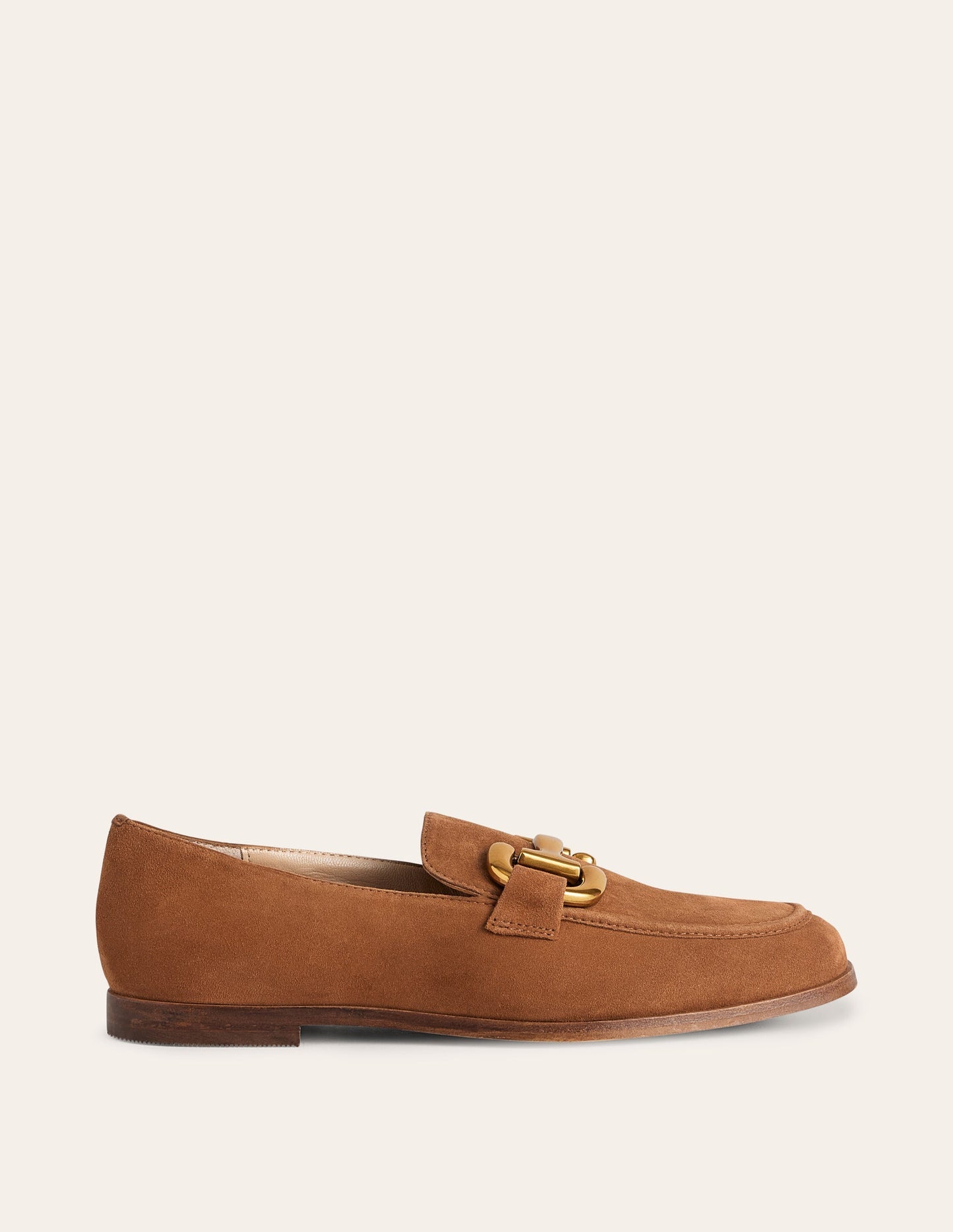 Iris Snaffle Loafers - Ginger Snap Suede