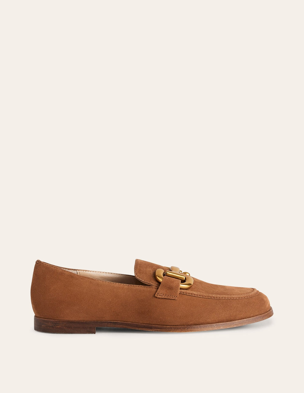 Iris Snaffle Loafers - Ginger Snap Suede