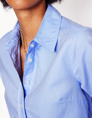 Sienna Cotton Shirt - Blue Oxford