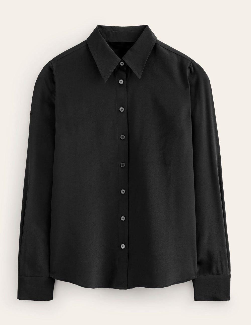 Sienna Silk Shirt - Black