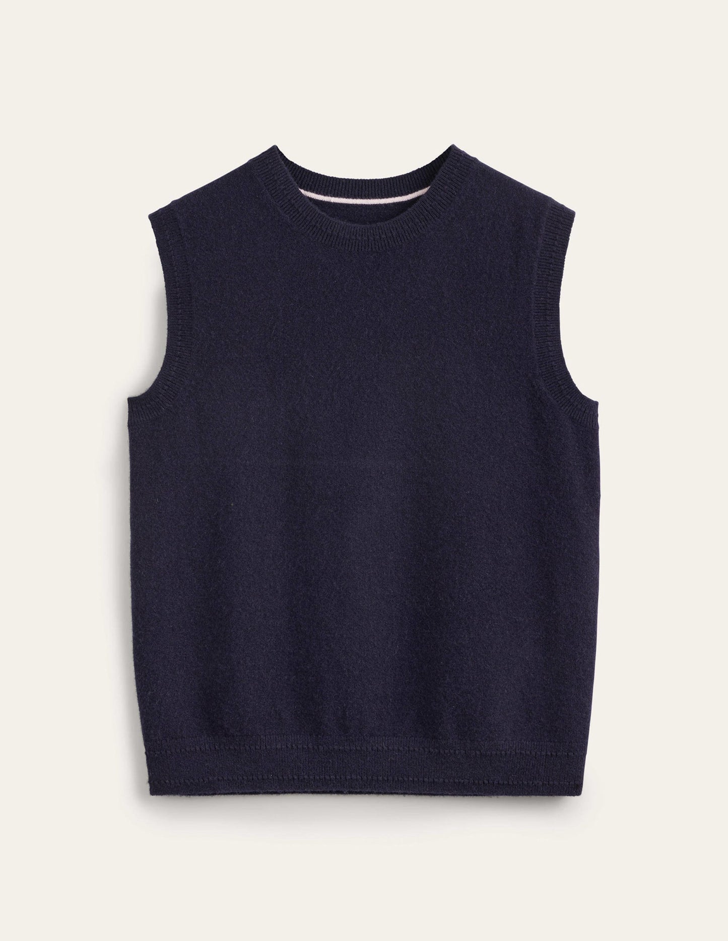 Eva Cashmere Vest - Navy