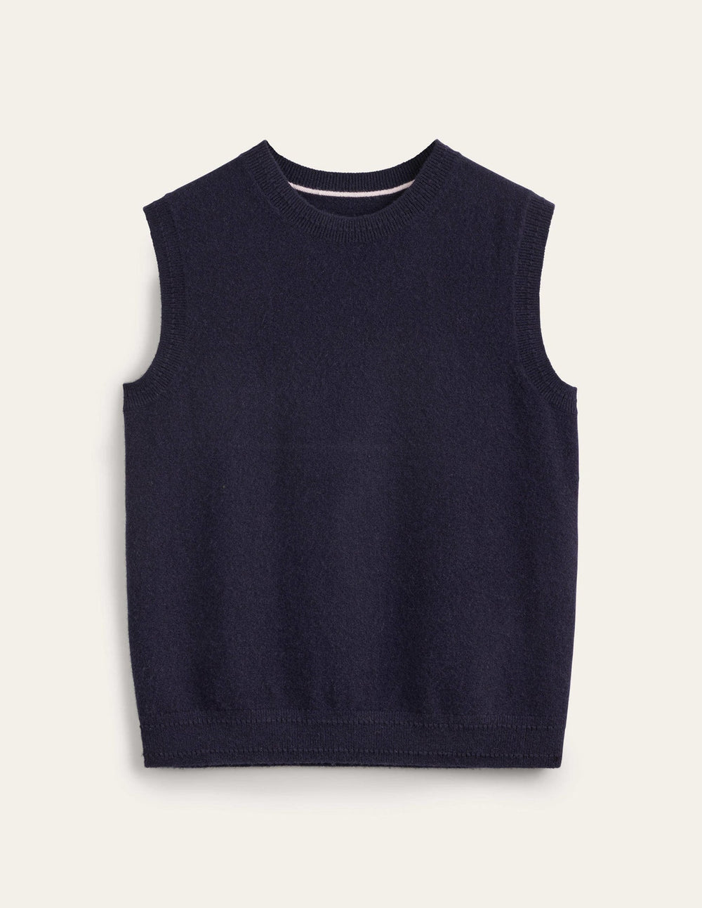 Eva Cashmere Vest - Navy