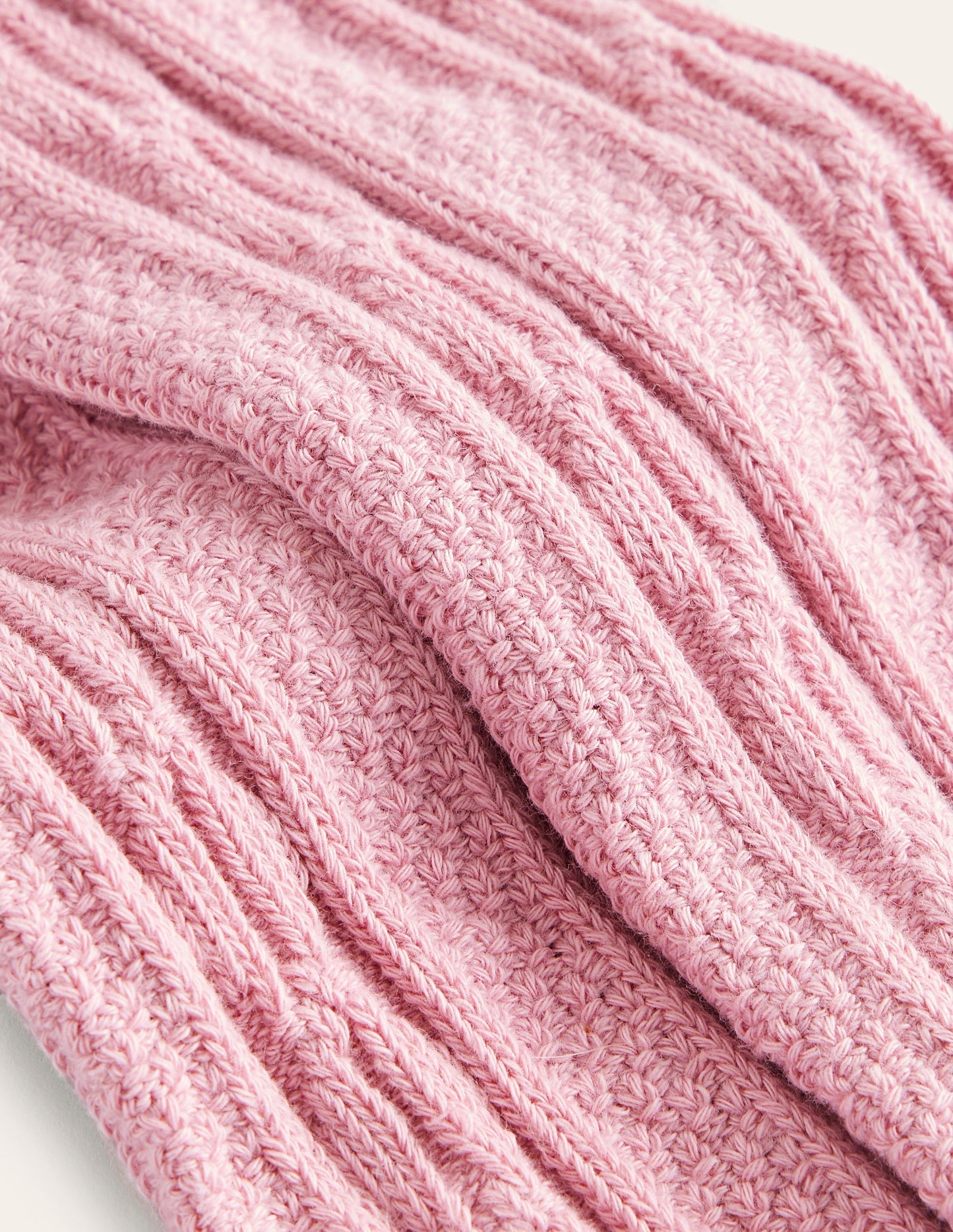 Cable Footless Tights - Vintage Pink