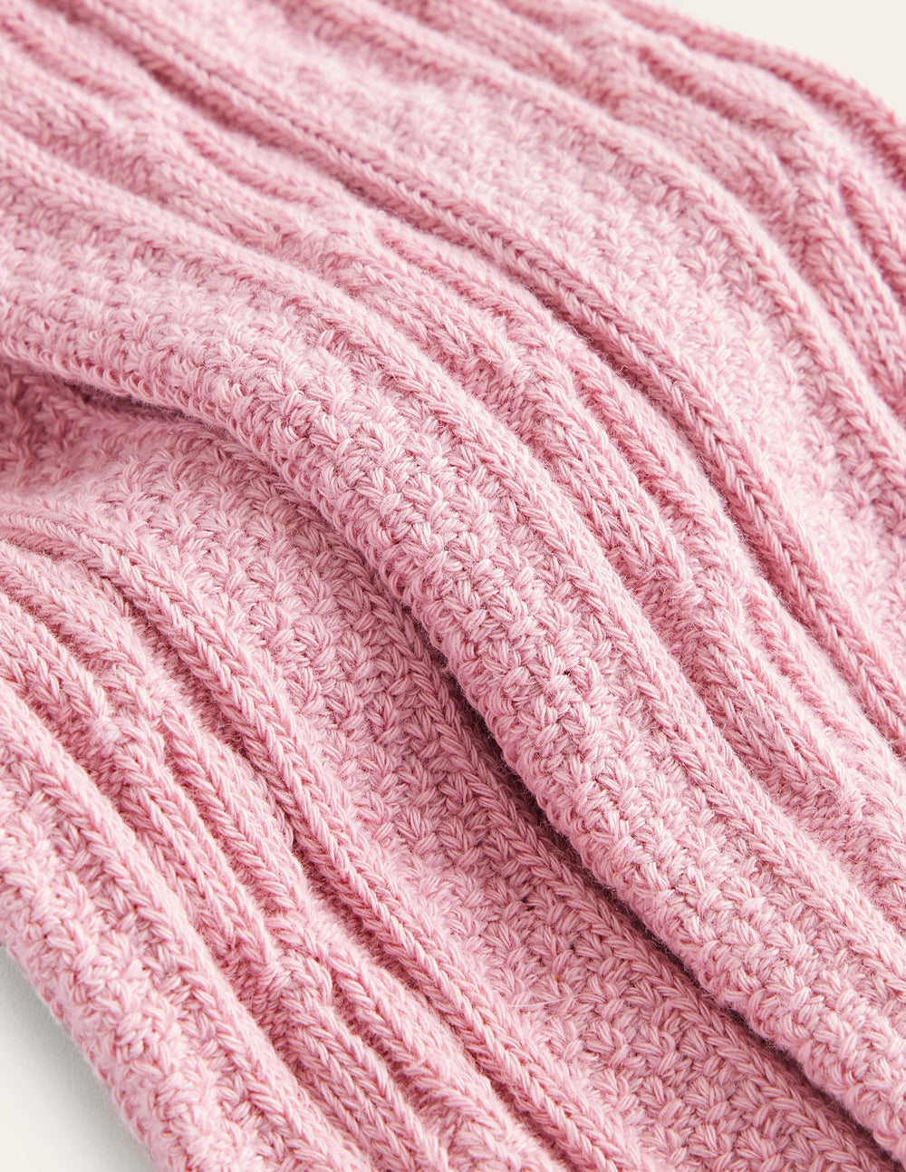 Cable Footless Tights - Vintage Pink