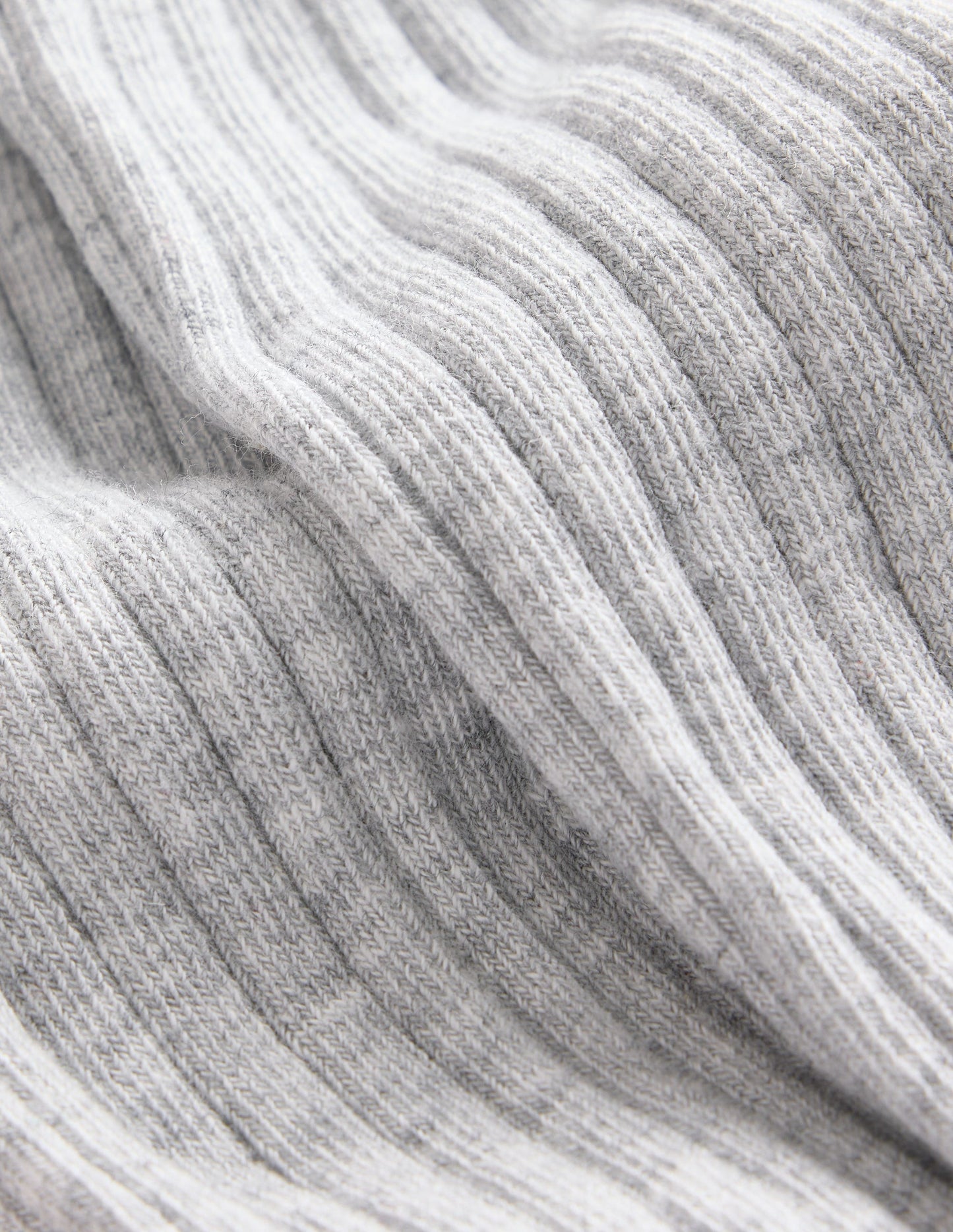 Ribbed Tights - Grey Marl