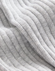 Ribbed Tights - Grey Marl