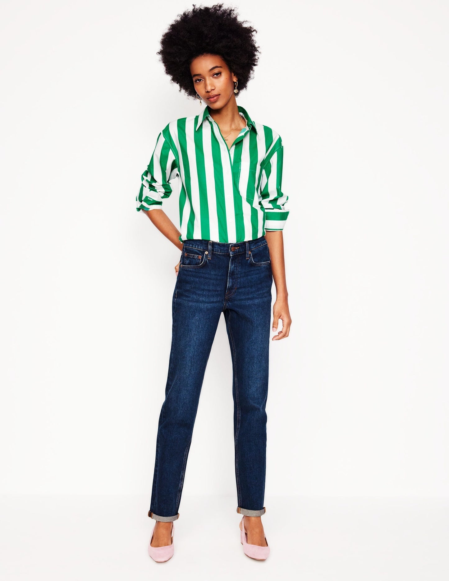 Girlfriend Jeans - Dark Vintage