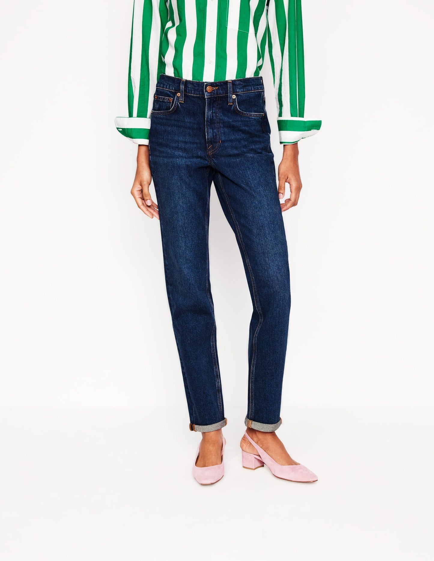 Girlfriend Jeans - Dark Vintage