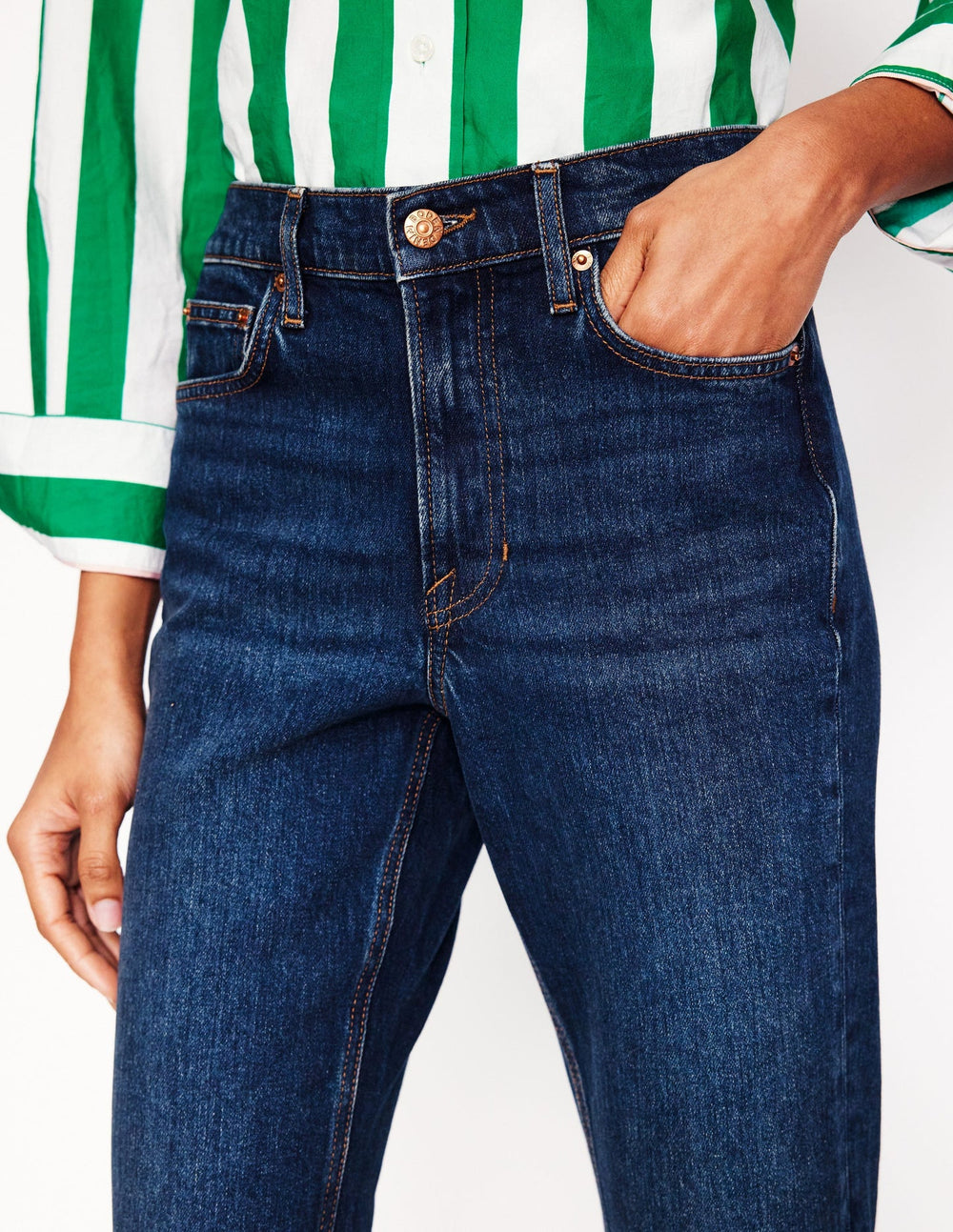 Girlfriend Jeans - Dark Vintage