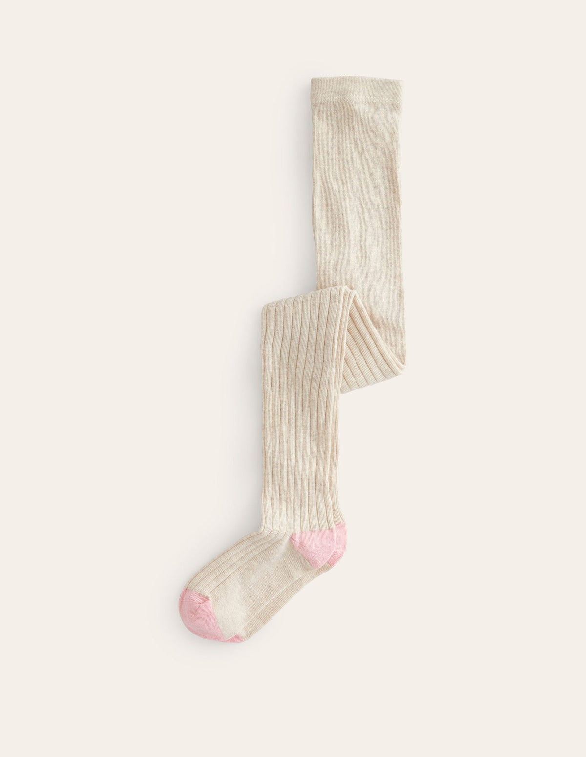 Ribbed Tights - Oatmeal