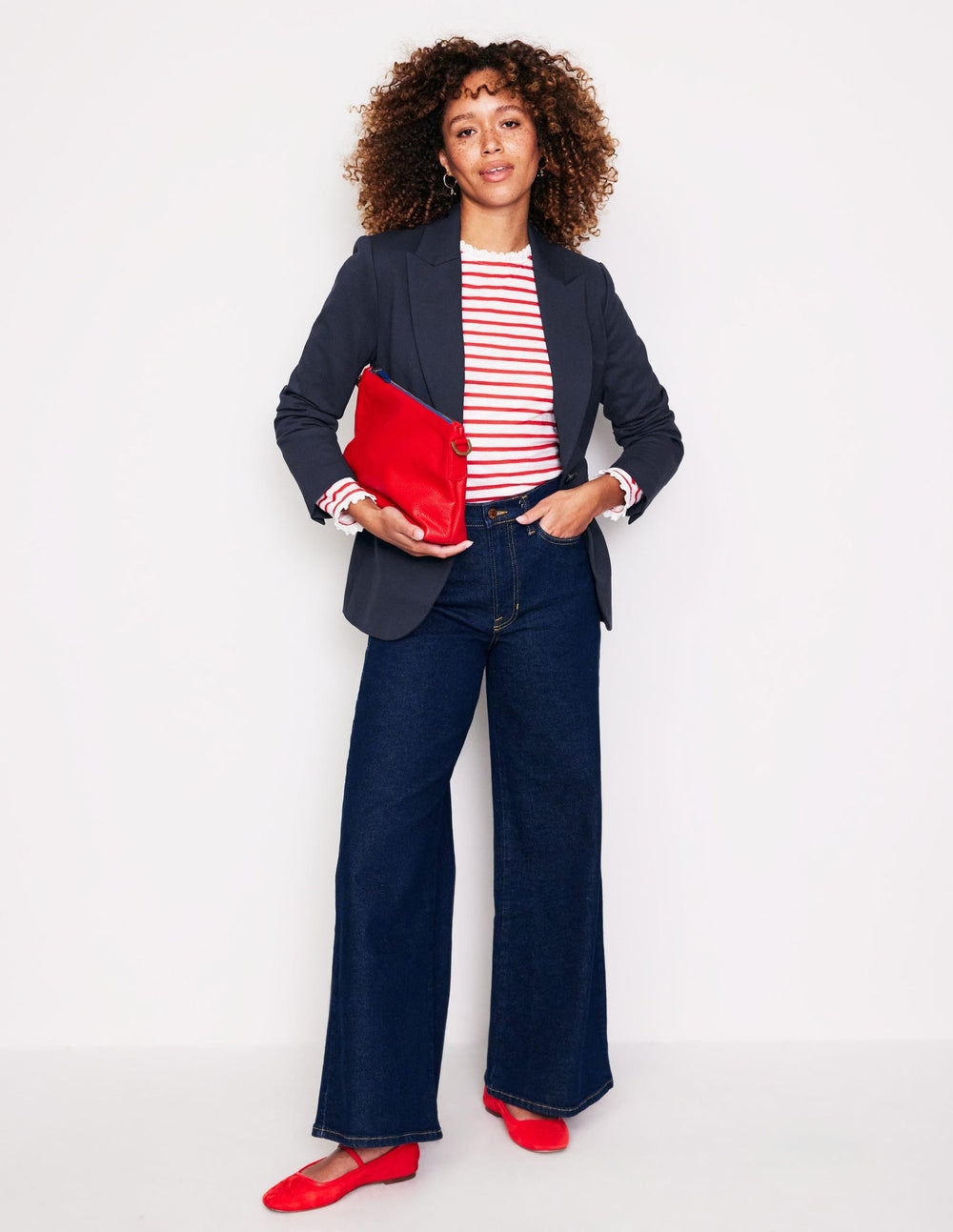 Marylebone Ponte Blazer - Navy