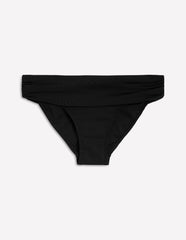 Classic Fold Bikini Bottoms - Black