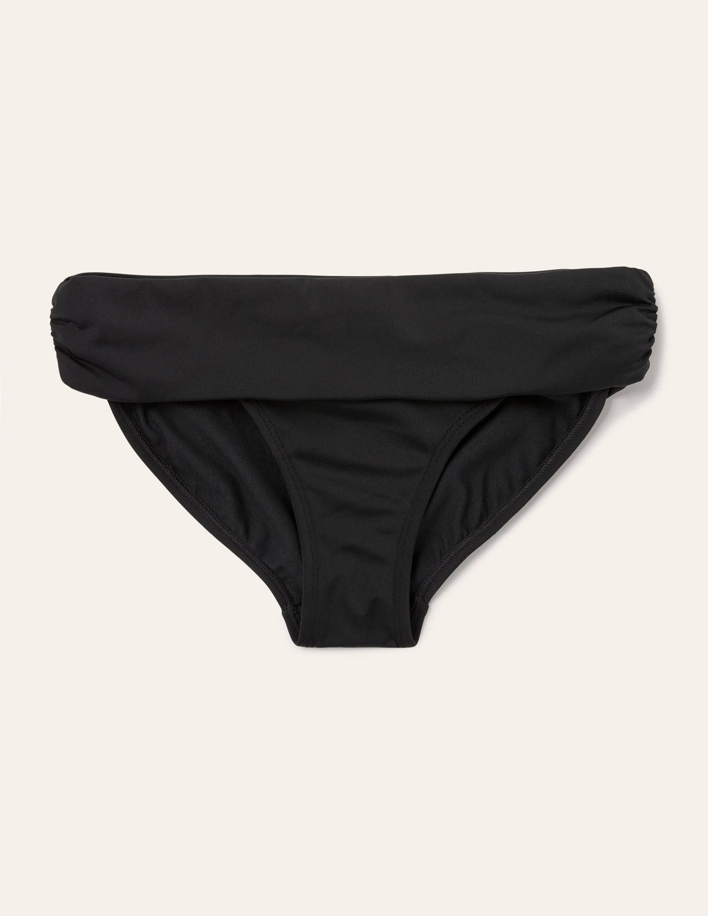 Classic Fold Bikini Bottoms - Black