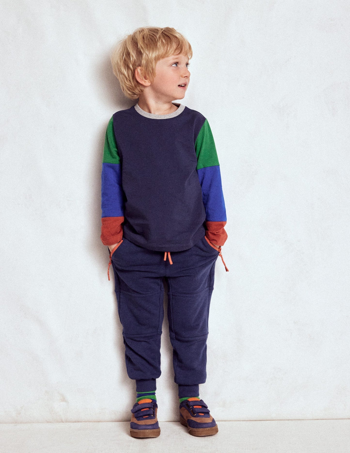 Warrior Knee Joggers - College Navy