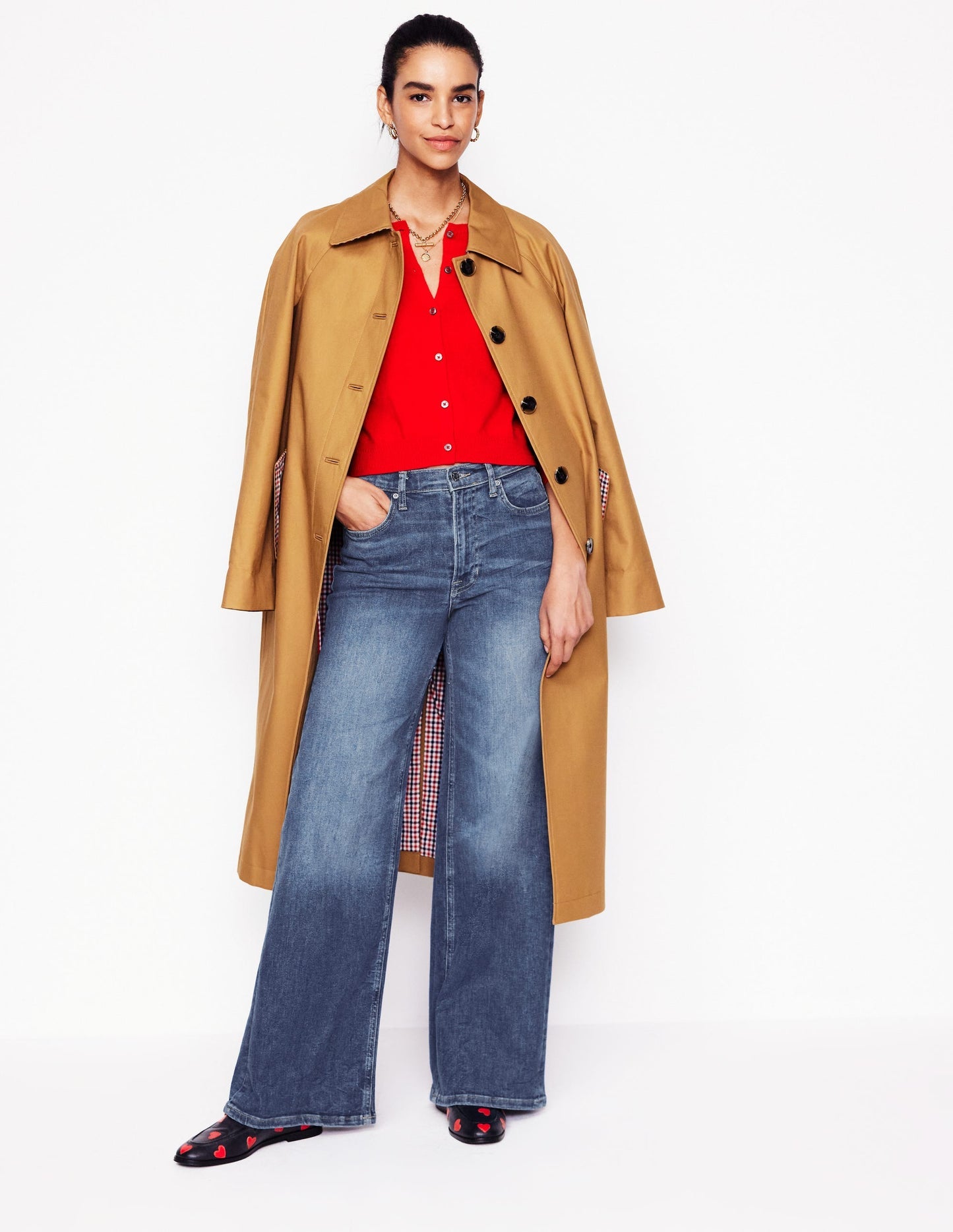 High Rise Wide Leg Jeans - Mid Vintage
