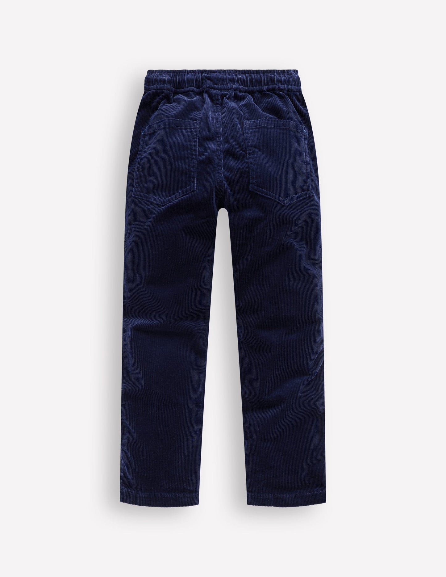 Slim Pull On Trousers - College Navy Cord