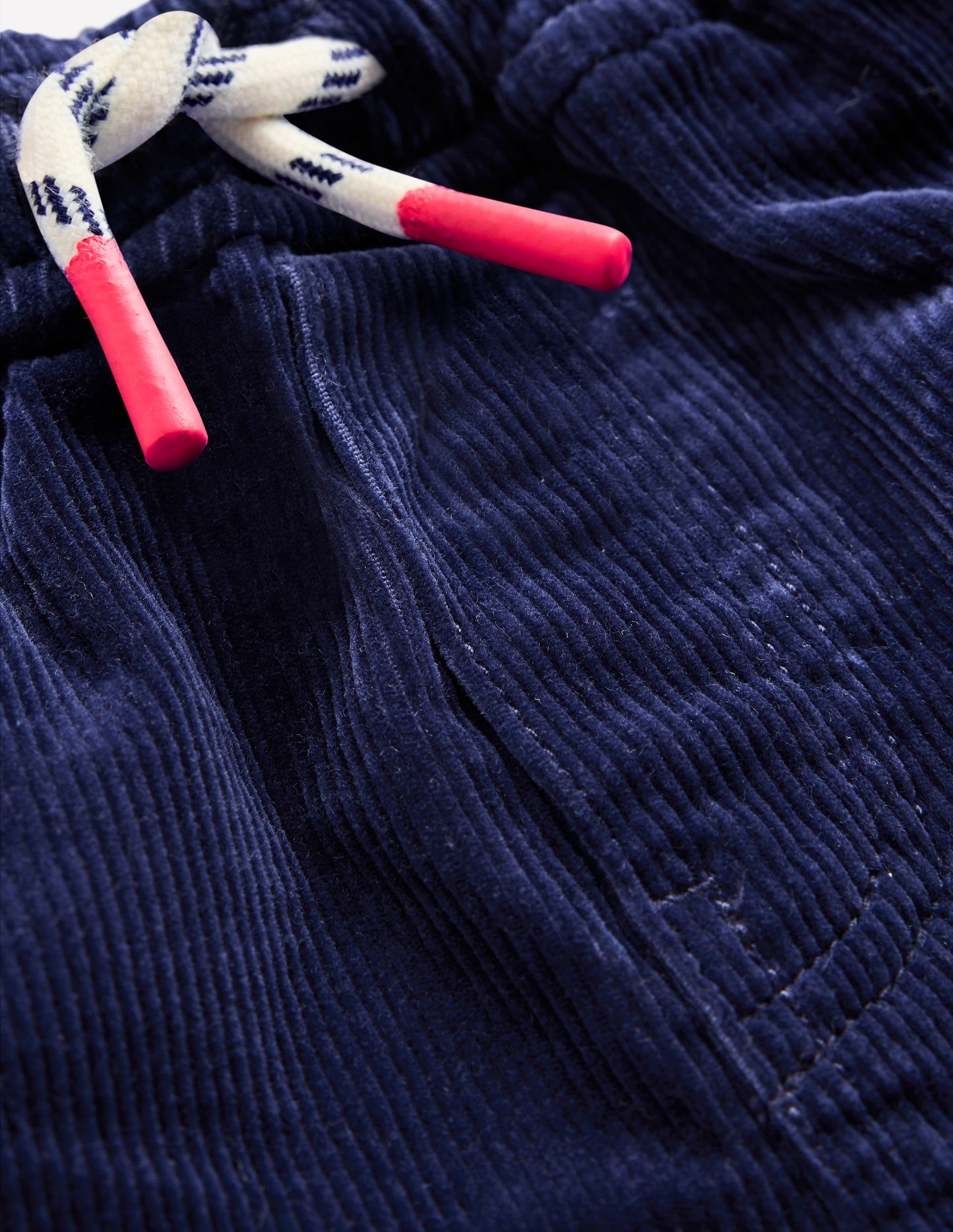Slim Pull On Trousers - College Navy Cord