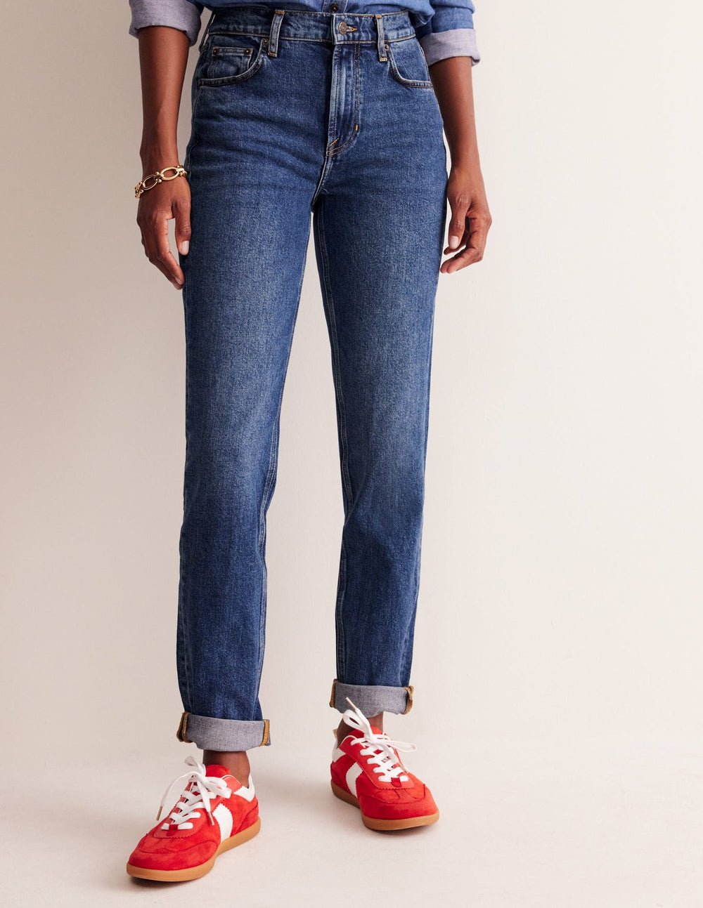 Girlfriend Jeans - Mid Vintage