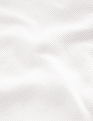 Ribbed Long Sleeve T-shirt - White