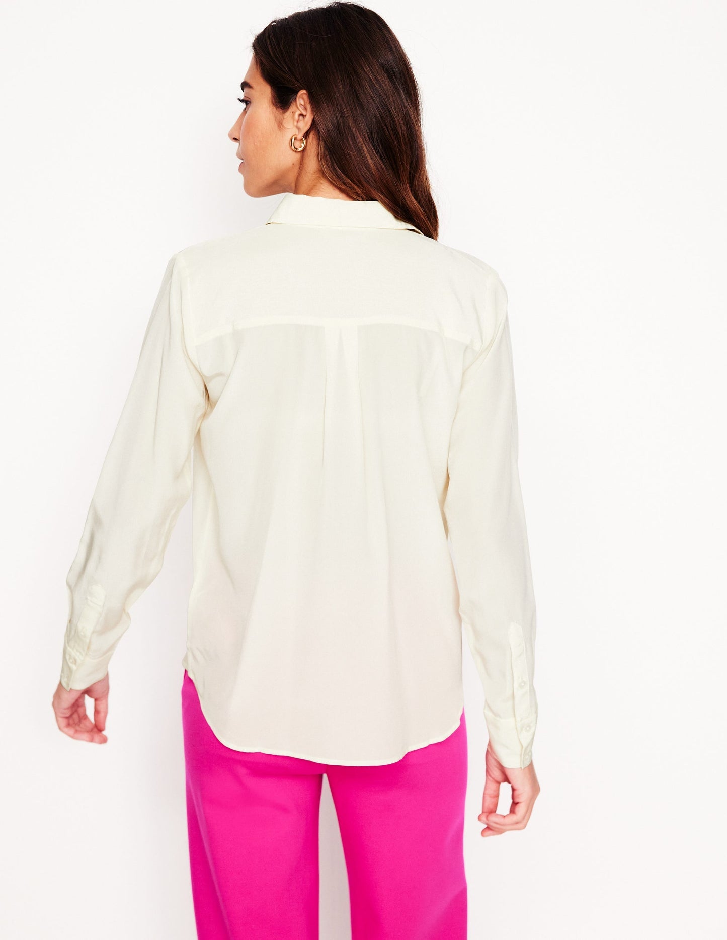 Sienna Silk Shirt - Ivory