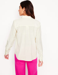 Sienna Silk Shirt - Ivory