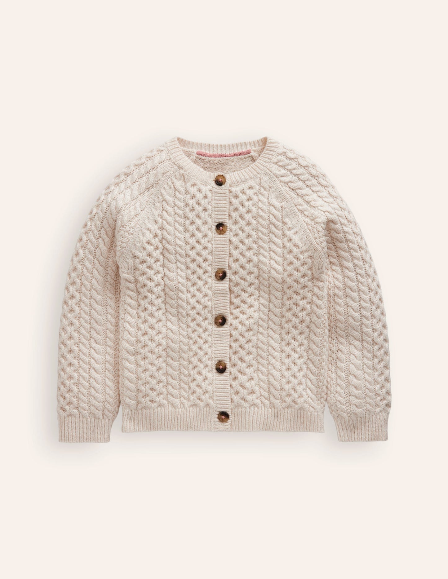 Heritage Cable Cardigan - Ecru