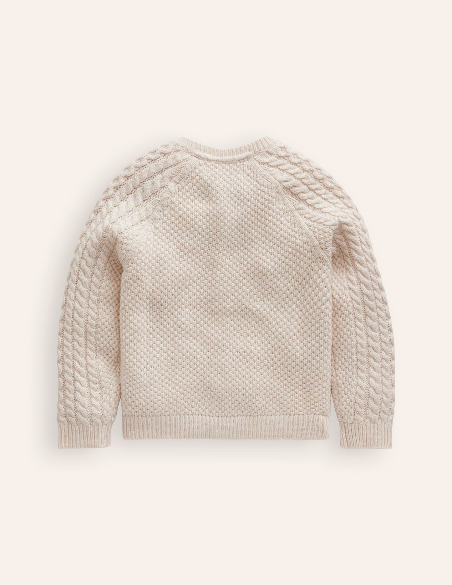 Heritage Cable Cardigan - Ecru