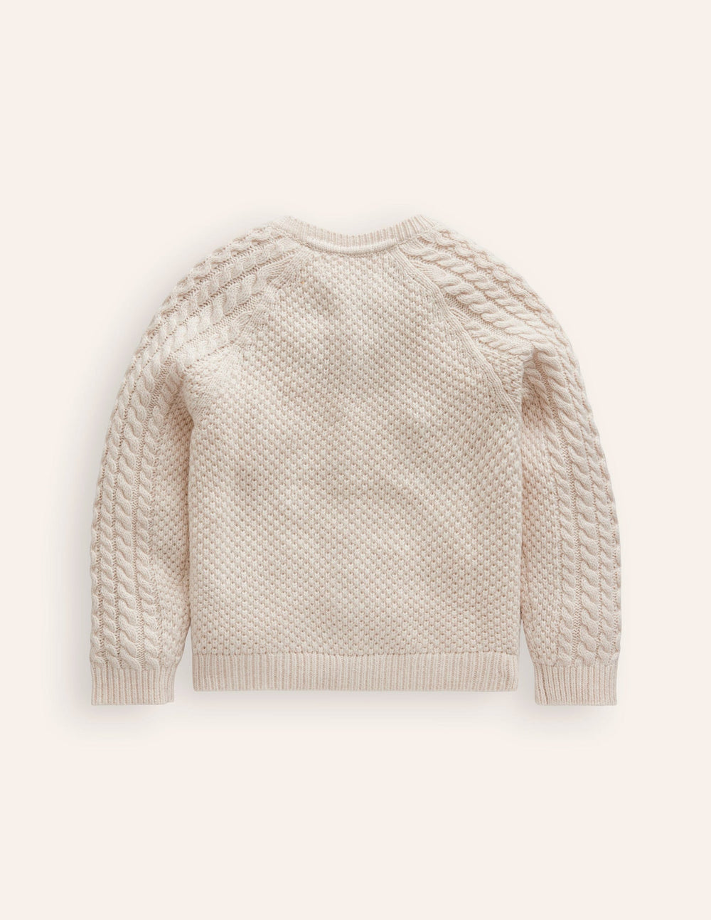 Heritage Cable Cardigan - Ecru