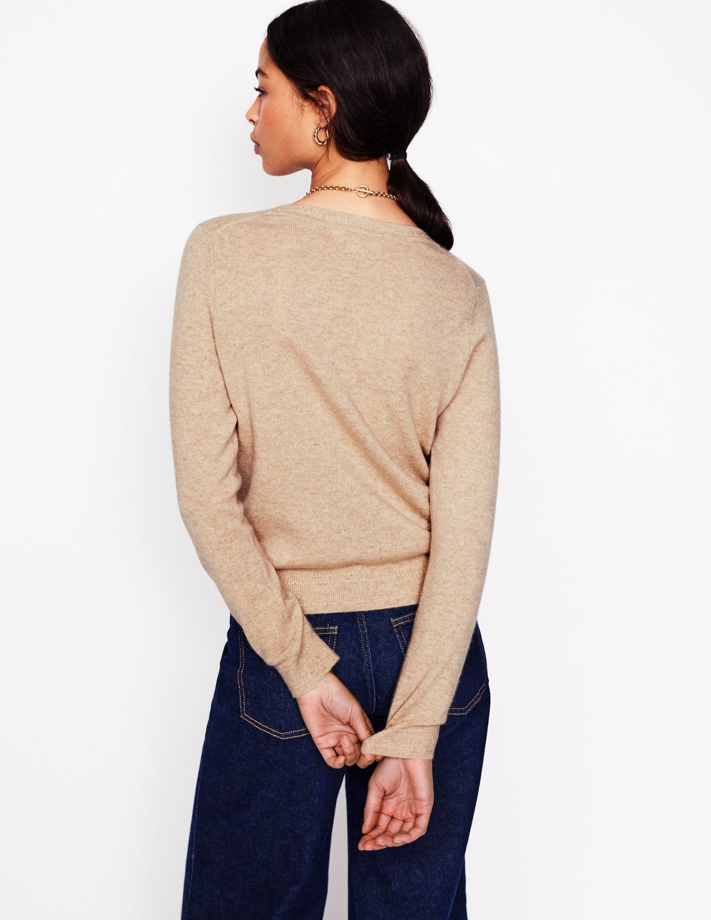 Eva Cashmere V - Neck Sweater - Eva Cashmere V - Neck Jumper