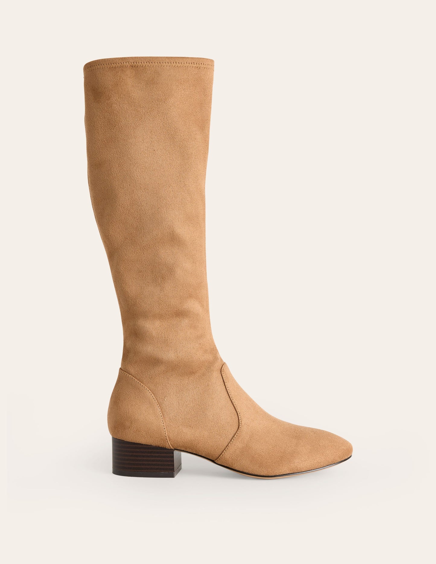 Flat Stretch Knee Boots - Acorn