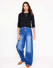 Eva Cashmere V - Neck Sweater - Black