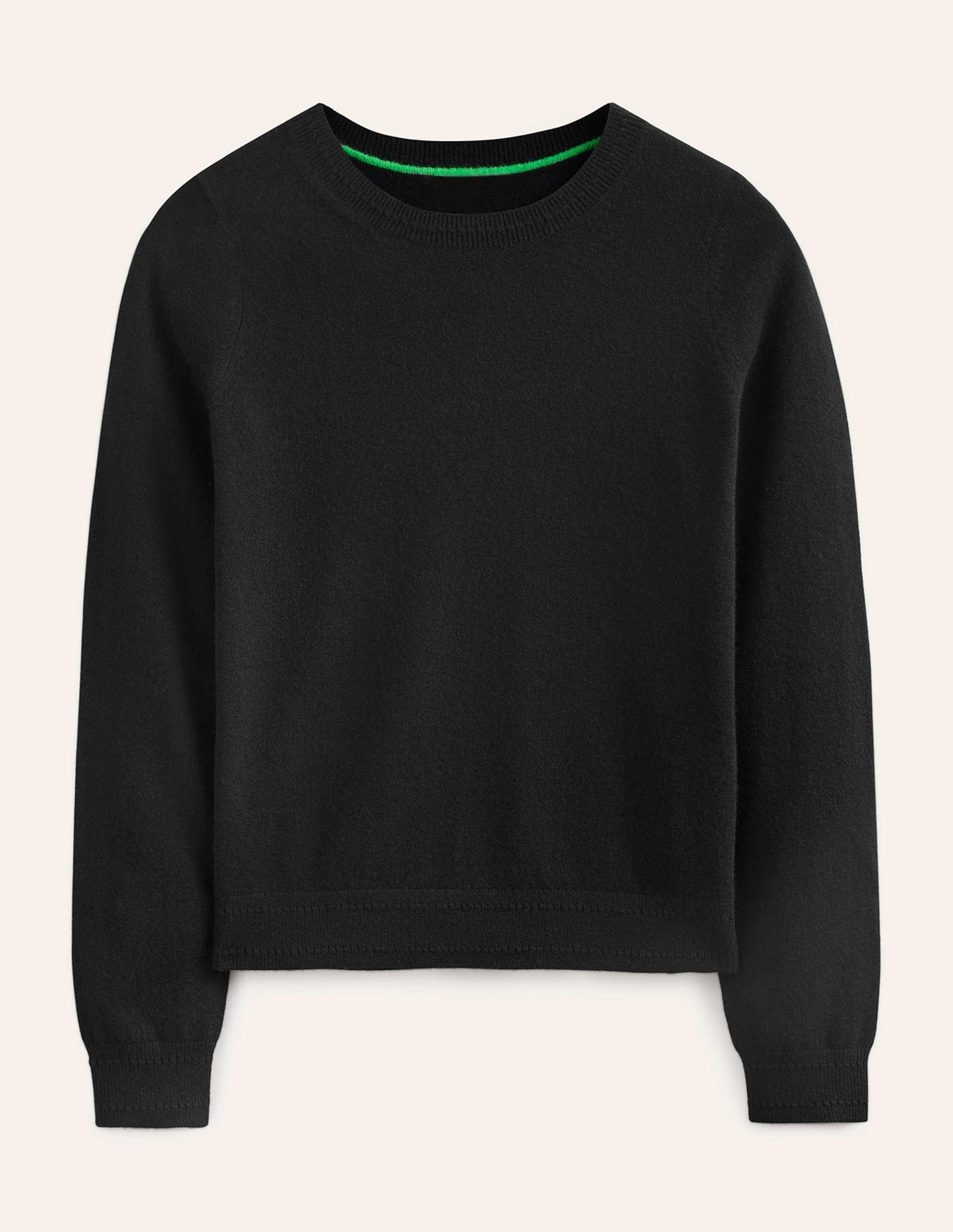 Eva Cashmere V - Neck Sweater - Black